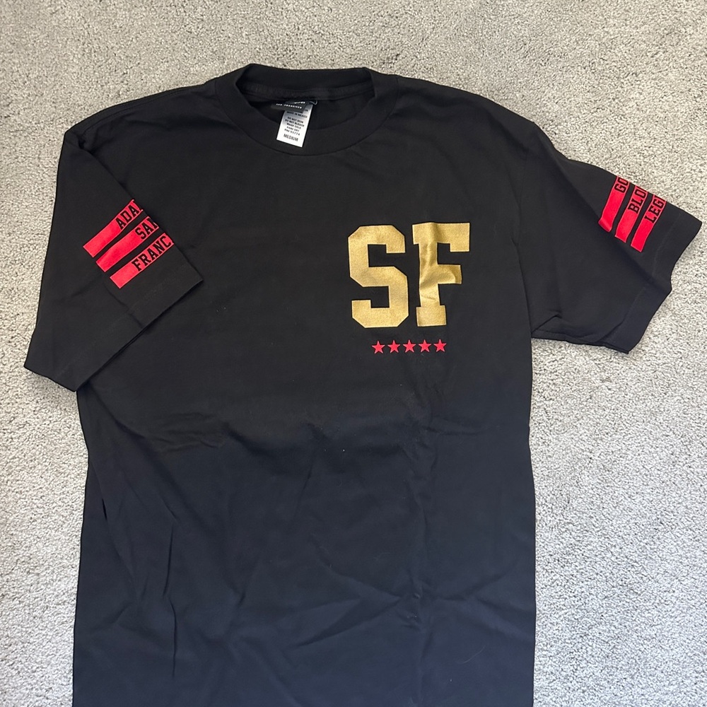 Black and Gold SF Men's T-Shirt